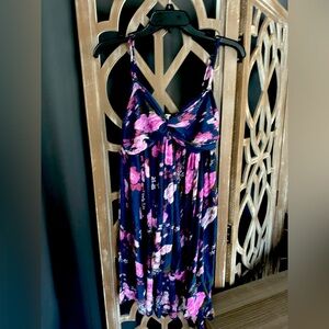 Free People Floral Strappy High Low Dress / Tunic